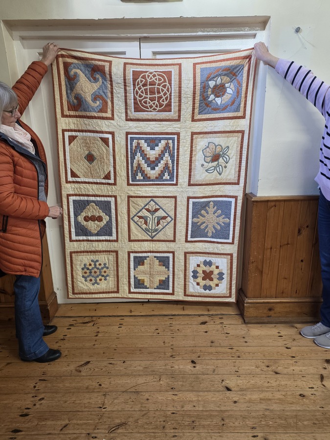 Sampler quilt by Gail